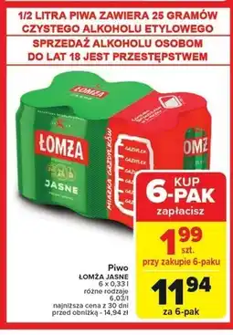 Carrefour Market Piwo Łomża oferta