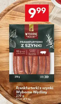 Lewiatan Frankfurterki z szynki Wyborne Wędliny 270g oferta