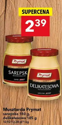 Lewiatan Musztarda Prymat delikatesowa 185g oferta