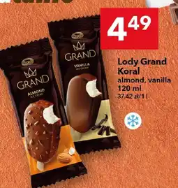 Lewiatan Lody Grand Koral vanilla 120 ml oferta
