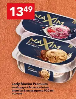 Lewiatan Lody Maxim Premium tiramisu & mascarpone 900 ml oferta