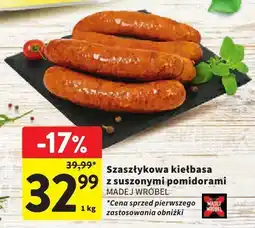 Intermarche Szaszłykowa kiełbasa z suszonymi pomidorami Madej Wróbel 1kg oferta