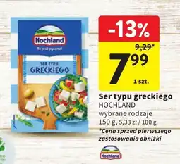 Intermarche Ser typu greckiego Hochland 150g oferta