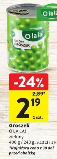 Intermarche Groszek zielony O La La! 400g oferta