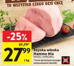 Intermarche Szynka włoska Mamma Mia 1 kg Madej Wróbel oferta