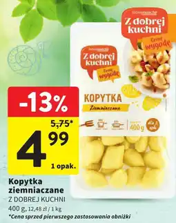 Intermarche Kopytka ziemniaczane Z Dobrej Kuchni 400g oferta