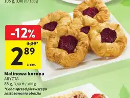 Intermarche Malinowa korona Aryzta 85g oferta