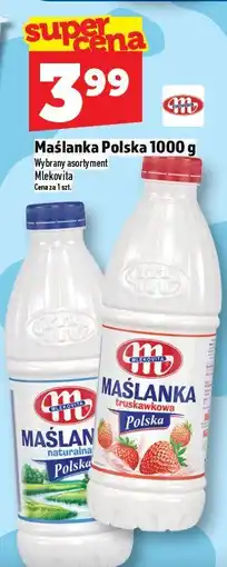 Topaz Maślanka Polska 1000 g Mlekovita oferta