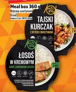 Topaz Meal box łosoś w kremowym sosie z koperkiem i ryżem 360g Graal oferta