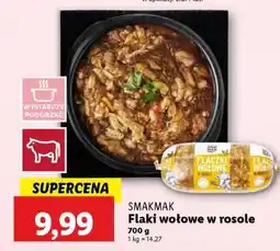 Lidl SMAKMAK Flaki wołowe w rosole oferta