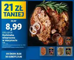 Lidl GRILL&FUN Karkówka wieprzowa w marynacie oferta
