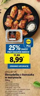 Lidl GRILL&FUN Skrzydełka z kurczaka w marynacie oferta