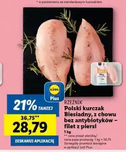 Lidl Polski kurczak Biesiadny, z chowu bez antybiotyków – filet z piersi oferta