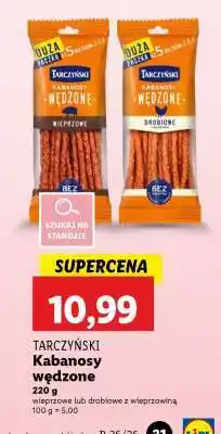 Lidl TARCZYŃSKI Kabanosy wędzone oferta