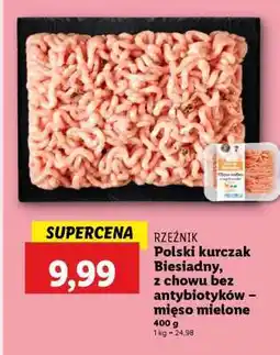 Lidl Polski kurczak Biesiadny, mięso mielone oferta