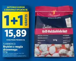 Lidl Flammenco Brykiet z węgla drzewnego oferta