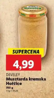 Lidl DEVELEY Musztarda kremska Hořčice oferta