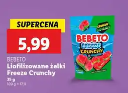 Lidl BEBETO Liofilizowane żelki Freeze Crunchy oferta
