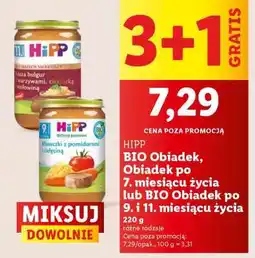 Lidl HiPP BIO Obiadek oferta
