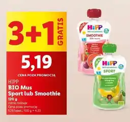 Lidl HIPP BIO mus Sport lub smoothie oferta