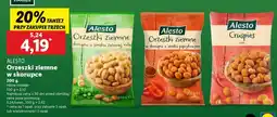 Lidl Alesto Orzeszki ziemne w skorupce oferta