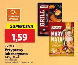 Lidl PRYMAT Przyprawy lub marynata oferta