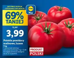 Lidl Polskie pomidory malinowe, luzem 1 kg oferta