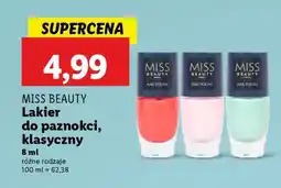 Lidl MISS BEAUTY Lakier do paznokci, klasyczny oferta
