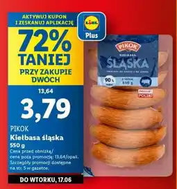 Lidl Pikok Kiełbasa śląska 550 g oferta