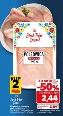 Kaufland Polędwica sopocka 140 g opakowanie oferta