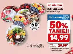Kaufland Zakrętki małe oferta