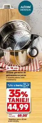 Kaufland Zestaw garnków do gotowania na parze oferta