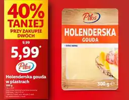 Lidl Holenderska gouda w plastrach oferta