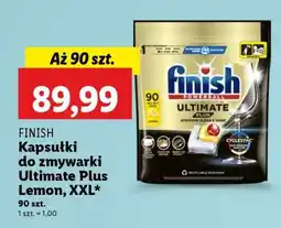 Lidl Finish Kapsułki do zmywarki Ultimate Plus Lemon, XXL oferta