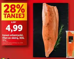 Lidl Łosoś atlantycki, filet ze skórą, XXL oferta