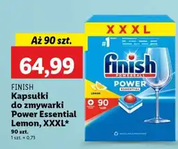 Lidl Finish Kapsułki do zmywarki Power Essential Lemon, XXXL oferta