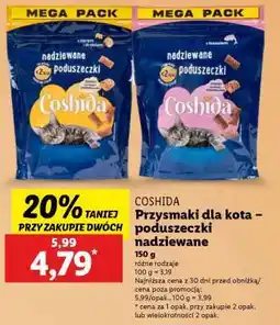 Lidl Coshida Przysmaki dla kota – poduszeczki nadziewane oferta