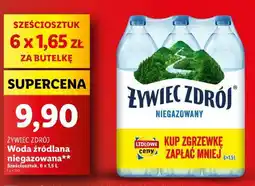 Lidl ŻYWIEC ZDRÓJ Woda źródlana niegazowana oferta