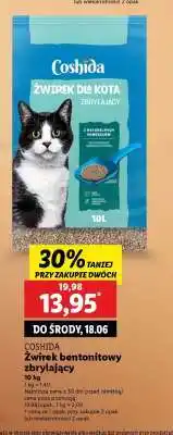 Lidl COSHIDA Żwirek bentonitowy zbrylający oferta