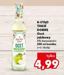 Kaufland K-STAĐ TAKIE DOBRE Ocet jabłkowy oferta