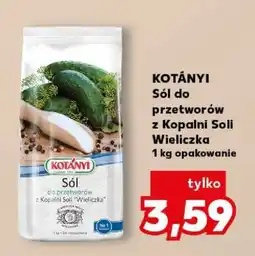Kaufland KOTÁNYI Sól do przetworów z Kopalni Soli Wieliczka oferta