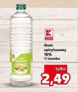Kaufland Ocet spirytusowy 10% 1l butelka oferta