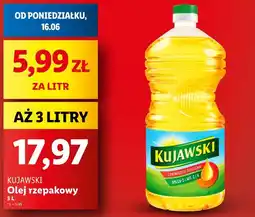 Lidl Olej rzepakowy Kujawski 3L oferta