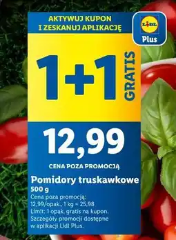 Lidl Pomidory truskawkowe 500g oferta