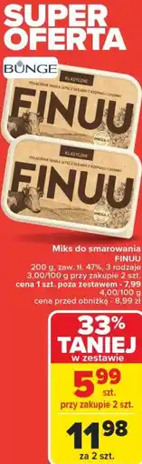 Carrefour Miks do smarowania FINUU oferta