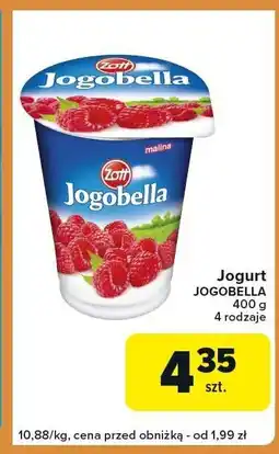 Carrefour Express Jogurt JOGOBELLA 400 g 4 rodzaje oferta