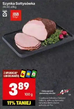 Delikatesy Centrum Szynka sołtysówka 100g JBB oferta