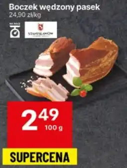 Delikatesy Centrum Boczek wędzony pasek 100g Stanisławów oferta