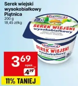 Delikatesy Centrum Serek wiejski wysokobiałkowy Piątnica 200g oferta
