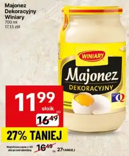 Delikatesy Centrum Majonez Dekoracyjny Winiary 700 ml oferta
